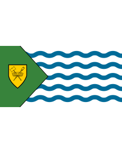 Flag: Vancouver  Canada |  landscape flag | 1.35m² | 14.5sqft | 80x160cm | 30x60inch 