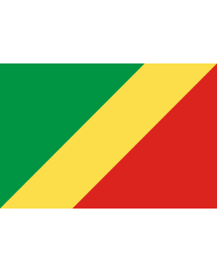 Flag: Congo |  landscape flag | 0.06m² | 0.65sqft | 20x30cm | 8x12in 
