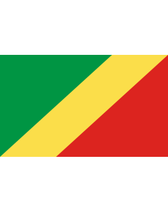 Flag: Congo |  landscape flag | 1.35m² | 14.5sqft | 90x150cm | 3x5ft 