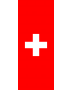 Flag: Switzerland (landscape) |  portrait flag | 3.5m² | 38sqft | 300x120cm | 10x4ft 