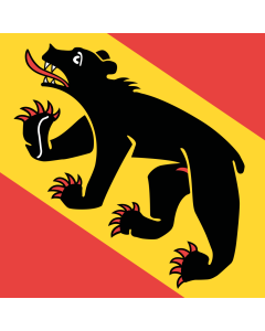 Flag: Bern |  0.06m² | 0.65sqft | 25x25cm | 10x10inch 