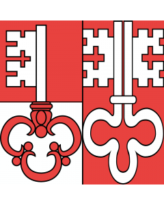 Flagge: Large Canton of Unterwalden  |  Fahne 1.35m² | 120x120cm 