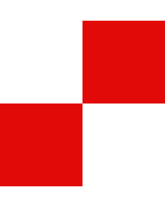 Flagge: XL Chamoson | Swiss municipality of Chamoson, Canton of Wallis | Commune suisse de Chamoson, du canton de Valais  |  Fahne 2.16m² | 150x150cm 