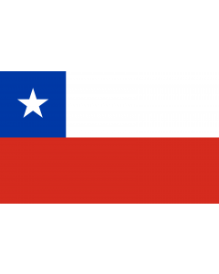 Bandera: Chile |  bandera paisaje | 1.35m² | 90x150cm 