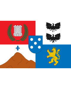 Flagge: Large Casablanca | Casablanca, Chile  |  Querformat Fahne | 1.35m² | 90x150cm 