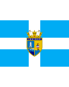 Bandera de  Iquique, Chile |  bandera horizontal | 2.16m² | 120x180cm 