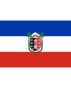Drapeau: La Araucania, Chile | Araucanía Region, Chile | IX Región de la Araucanía, Chile |  drapeau paysage | 2.16m² | 120x180cm 