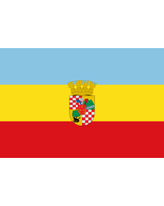 Flag: San Bernardo, Chile |  landscape flag | 1.35m² | 14.5sqft | 90x150cm | 3x5ft 