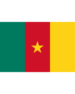 Flag: Cameroon |  landscape flag | 0.06m² | 0.65sqft | 20x30cm | 8x12in 