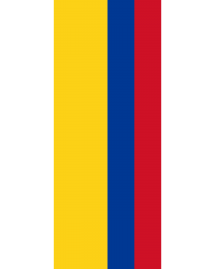 Flag: Colombia |  portrait flag | 3.5m² | 38sqft | 300x120cm | 10x4ft 