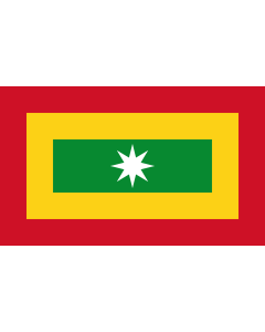 Bandera de  Barranquilla, Colombia |  bandera horizontal | 1.35m² | 90x150cm 