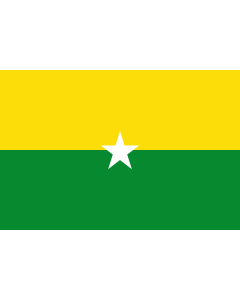 Flag: Belalcázar  Caldas, Colombia |  landscape flag | 2.16m² | 23sqft | 120x180cm | 4x6ft 