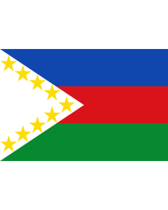 Flag: Berbeo  Boyacá | Municipio de Berbeo  Boyacá |  landscape flag | 1.35m² | 14.5sqft | 90x150cm | 3x5ft 