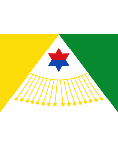 Flagge: Large Bituima  Cundinamarca | Municipio de Bituima  Cundinamarca  |  Querformat Fahne | 1.35m² | 90x150cm 