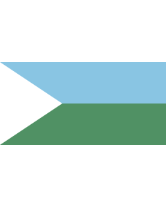 Flagge: XL Cabuyaro  Meta | Municipio de Cabuyaro  Meta  |  Querformat Fahne | 2.16m² | 100x200cm 