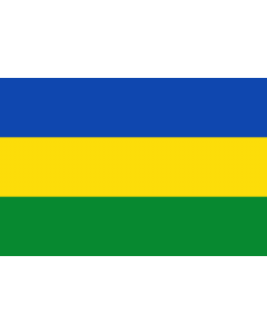 Flag: Caparrapí  Cundinamarca | Municipio de Caparrapí  Cundinamarca |  landscape flag | 1.35m² | 14.5sqft | 90x150cm | 3x5ft 
