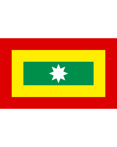 Flag: Cartagena de Indias, Colombia |  landscape flag | 1.35m² | 14.5sqft | 90x150cm | 3x5ft 