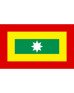 Flag: Cartagena de Indias, Colombia |  landscape flag | 1.35m² | 14.5sqft | 90x150cm | 3x5ft 