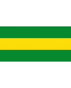 Flag: Caucasia  Antioquia | Municipio de Caucasia  Antioquia |  landscape flag | 2.16m² | 23sqft | 100x200cm | 40x80inch 