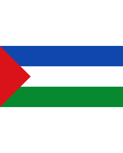 Flag: Chigorodó  Antioquia | Municipio de Chigorodó  Antioquia |  landscape flag | 1.35m² | 14.5sqft | 80x160cm | 30x60inch 