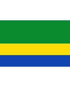 Flag: Chocó, Colombia |  landscape flag | 1.35m² | 14.5sqft | 90x150cm | 3x5ft 