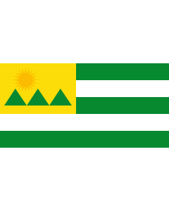Flagge: XL Cumbitara  Nariño | Municipio de Cumbitara  Nariño  |  Querformat Fahne | 2.16m² | 100x200cm 