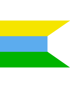 Flag: Cunday, Tolima  Colombia |  landscape flag | 2.16m² | 23sqft | 120x180cm | 4x6ft 
