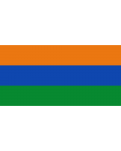 Flag: Municipal flag of Curumaní |  landscape flag | 1.35m² | 14.5sqft | 80x160cm | 30x60inch 
