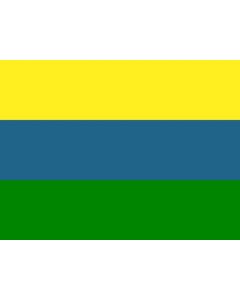 Flag: El Cerrito Valle del Cauca |  landscape flag | 1.35m² | 14.5sqft | 90x150cm | 3x5ft 