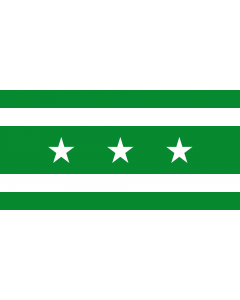 Flag: Encino  Santander | Municipio de Encino  Santander |  landscape flag | 1.35m² | 14.5sqft | 80x160cm | 30x60inch 