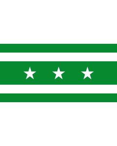 Flagge: XL Encino  Santander | Municipio de Encino  Santander  |  Querformat Fahne | 2.16m² | 100x200cm 