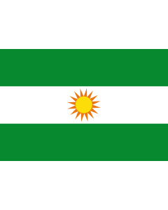 Flag: Flandes  Tolima | Municipio de Flandes  Tolima |  landscape flag | 1.35m² | 14.5sqft | 90x150cm | 3x5ft 