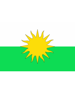 Flag: Guachucal  Nariño | Municipio de Guachucal  Nariño |  landscape flag | 1.35m² | 14.5sqft | 90x150cm | 3x5ft 