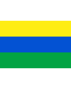 Bandera: Departamento de Guainía, Colombia |  bandera paisaje | 2.16m² | 120x180cm 