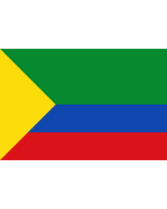 Flag: La Cumbre  Valle del Cauca | Municipio de La Cumbre  Valle del Cauca |  landscape flag | 2.16m² | 23sqft | 120x180cm | 4x6ft 