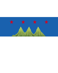 Flag: La Plata  Huila | Municipio de La Plata  Huila |  landscape flag | 1.35m² | 14.5sqft | 90x150cm | 3x5ft 