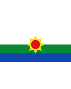 Flagge: Large Leticia  Amazonas | Municipio de Leticia  Amazonas  |  Querformat Fahne | 1.35m² | 80x160cm 
