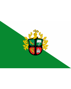 Flag: Málaga, Santander  Colombia |  landscape flag | 1.35m² | 14.5sqft | 90x150cm | 3x5ft 