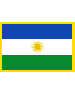 Flag: Mocoa  Putumayo | Municipio de Mocoa  Putumayo |  landscape flag | 1.35m² | 14.5sqft | 90x150cm | 3x5ft 