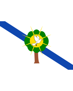 Flag: Morelia  Caquetá | Municipio de Morelia  Caquetá |  landscape flag | 1.35m² | 14.5sqft | 90x150cm | 3x5ft 