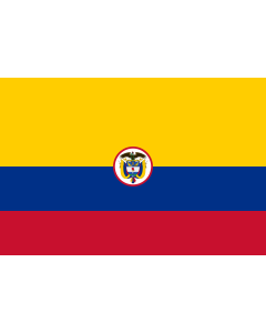 Bandiera: Naval Ensign of Colombia | bandiera paesaggio | 1,35&nbsp;m² | 90&nbsp;×&nbsp;150&nbsp;cm 