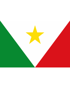 Flag: Páramo  Santander | Municipio de Páramo  Santander |  landscape flag | 1.35m² | 14.5sqft | 90x150cm | 3x5ft 