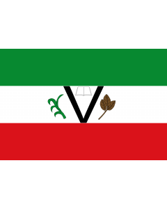 Flag: Piedecuesta  Santander | Municipio de Piedecuesta  Santander |  landscape flag | 1.35m² | 14.5sqft | 90x150cm | 3x5ft 