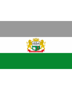 Flag: Town of Puerto Boyacá; in Boyacá, Colombia |  landscape flag | 1.35m² | 14.5sqft | 90x150cm | 3x5ft 