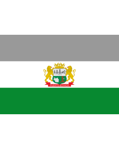 Flag: Town of Puerto Boyacá; in Boyacá, Colombia |  landscape flag | 2.16m² | 23sqft | 120x180cm | 4x6ft 