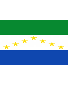 Flag: Puerto Caicedo  Putumayo | Municipio de Puerto Caicedo  Putumayo |  landscape flag | 2.16m² | 23sqft | 120x180cm | 4x6ft 