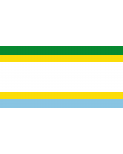 Flag: Puerto Concordia  Meta | Municipio de Puerto Concordia  Meta |  landscape flag | 1.35m² | 14.5sqft | 80x160cm | 30x60inch 