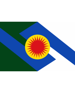 Flag: Puerto Inírida  Guainía | Municipio de Puerto Inírida  Guainía |  landscape flag | 2.16m² | 23sqft | 120x180cm | 4x6ft 
