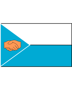 Flag: Rondón | Municipality Rondón, Boyacá, Colombia |  landscape flag | 2.16m² | 23sqft | 120x180cm | 4x6ft 