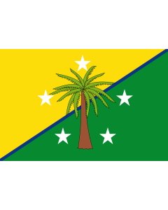 Flagge: Large San Alberto  Cesar | Municipio de San Alberto  Cesar  |  Querformat Fahne | 1.35m² | 90x150cm 